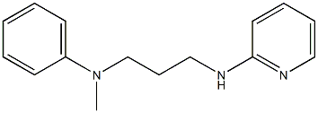 N-methyl-N-[3-(pyridin-2-ylamino)propyl]aniline Struktur