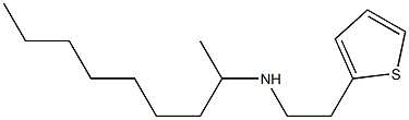 nonan-2-yl[2-(thiophen-2-yl)ethyl]amine Struktur