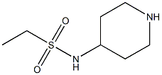 N-piperidin-4-ylethanesulfonamide Struktur