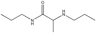 N-propyl-2-(propylamino)propanamide Struktur