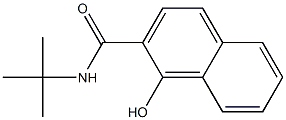 N-tert-butyl-1-hydroxynaphthalene-2-carboxamide Struktur