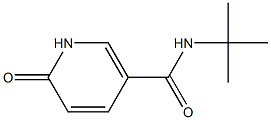 N-tert-butyl-6-oxo-1,6-dihydropyridine-3-carboxamide Struktur