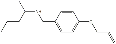 pentan-2-yl({[4-(prop-2-en-1-yloxy)phenyl]methyl})amine Struktur