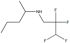 pentan-2-yl(2,2,3,3-tetrafluoropropyl)amine Struktur