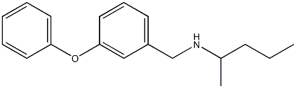 pentan-2-yl[(3-phenoxyphenyl)methyl]amine Struktur