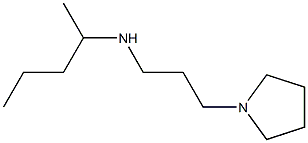 pentan-2-yl[3-(pyrrolidin-1-yl)propyl]amine Struktur