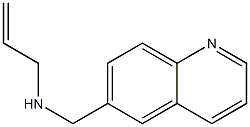 prop-2-en-1-yl(quinolin-6-ylmethyl)amine Struktur