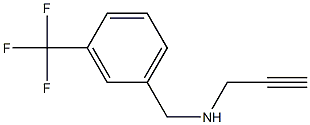 prop-2-yn-1-yl({[3-(trifluoromethyl)phenyl]methyl})amine Struktur