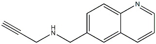 prop-2-yn-1-yl(quinolin-6-ylmethyl)amine Struktur