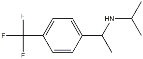 propan-2-yl({1-[4-(trifluoromethyl)phenyl]ethyl})amine Struktur