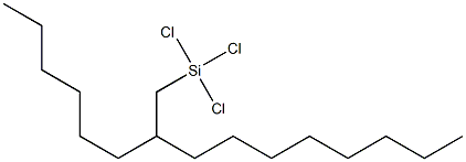 7-(TRICHLOROSILYLMETHYL)PENTADECANE Struktur