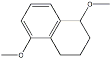 1,5-Dimethoxy-1,2,3,4-tetrahydronaphthalene Struktur