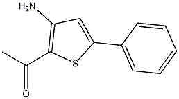 1-(3-amino-5-phenylthiophen-2-yl)ethanone Struktur