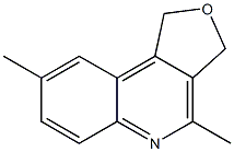 4,8-dimethyl-1,3-dihydrofuro[3,4-c]quinoline Struktur