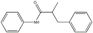 2-methyl-N,3-diphenylpropanamide Struktur