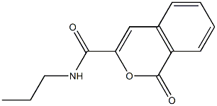 1-oxo-N-propyl-1H-isochromene-3-carboxamide Struktur