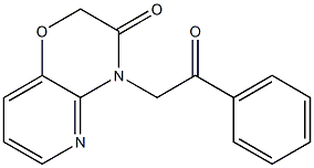 4-(2-oxo-2-phenylethyl)-2H-pyrido[3,2-b][1,4]oxazin-3(4H)-one Struktur