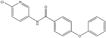 N-(6-chloro-3-pyridinyl)-4-phenoxybenzamide Struktur