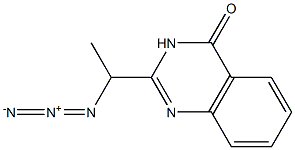 2-(1-azidoethyl)-4(3H)-quinazolinone Struktur