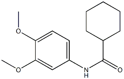 N-(3,4-dimethoxyphenyl)cyclohexanecarboxamide Struktur