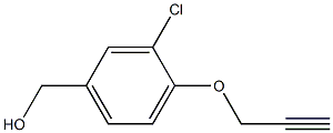 [3-chloro-4-(2-propynyloxy)phenyl]methanol Struktur