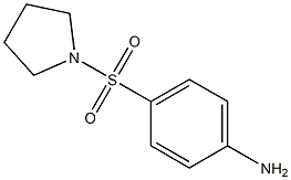 4-(1-pyrrolidinylsulfonyl)aniline Struktur