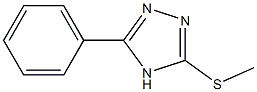 3-(methylsulfanyl)-5-phenyl-4H-1,2,4-triazole Struktur