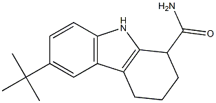 6-tert-butyl-2,3,4,9-tetrahydro-1H-carbazol-1-ylformamide Struktur