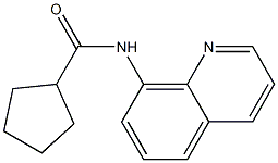 N-(8-quinolinyl)cyclopentanecarboxamide Struktur