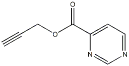 prop-2-ynyl pyrimidine-4-carboxylate Struktur