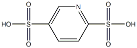 2,5-pyridinedisulfonic acid Struktur