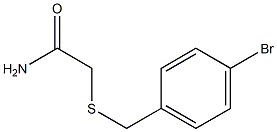 2-[(4-bromobenzyl)sulfanyl]acetamide Struktur