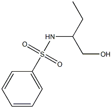 N-[1-(hydroxymethyl)propyl]benzenesulfonamide Struktur