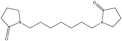 1-[7-(2-oxo-1-pyrrolidinyl)heptyl]-2-pyrrolidinone Struktur