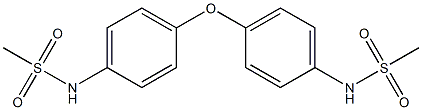 N-(4-{4-[(methylsulfonyl)amino]phenoxy}phenyl)methanesulfonamide Struktur