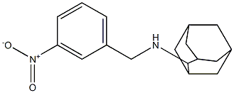 N-(3-nitrobenzyl)-2-adamantanamine Struktur