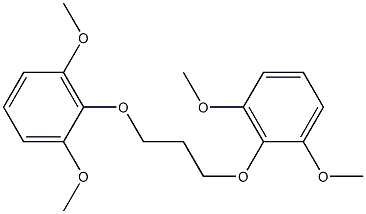 2-[3-(2,6-dimethoxyphenoxy)propoxy]-1,3-dimethoxybenzene Struktur