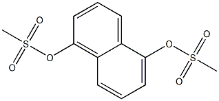 5-[(methylsulfonyl)oxy]-1-naphthyl methanesulfonate Struktur