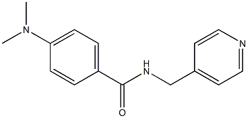 4-(dimethylamino)-N-(4-pyridinylmethyl)benzamide Struktur