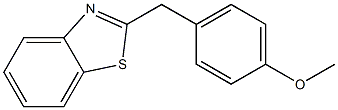 4-(1,3-benzothiazol-2-ylmethyl)phenyl methyl ether Struktur