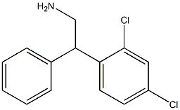 2-(2,4-dichlorophenyl)-2-phenylethylamine Struktur