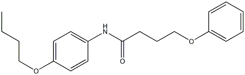 N-(4-butoxyphenyl)-4-phenoxybutanamide Struktur