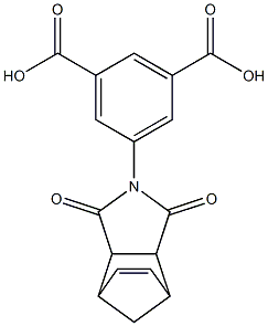 5-(3,5-dioxo-4-azatricyclo[5.2.1.0~2,6~]dec-8-en-4-yl)isophthalic acid Struktur