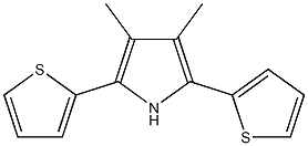 3,4-Dimethyl-2,5-dithienylpyrrole
 Struktur