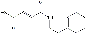 (E)-4-{[2-(1-cyclohexen-1-yl)ethyl]amino}-4-oxo-2-butenoic acid Struktur