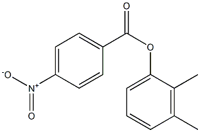 2,3-dimethylphenyl 4-nitrobenzoate Struktur