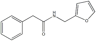 N-(2-furylmethyl)-2-phenylacetamide Struktur