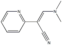 (Z)-3-(dimethylamino)-2-(2-pyridinyl)-2-propenenitrile Struktur