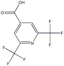 2,6-bis(trifluoromethyl)isonicotinic acid Struktur