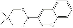 3-(5,5-Dimethyl-1,3,2-dioxaborinan-2-yl)quinoline Struktur